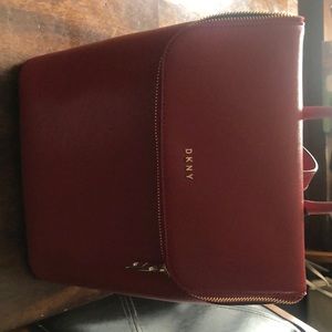 DKNY Red Backpack Purse